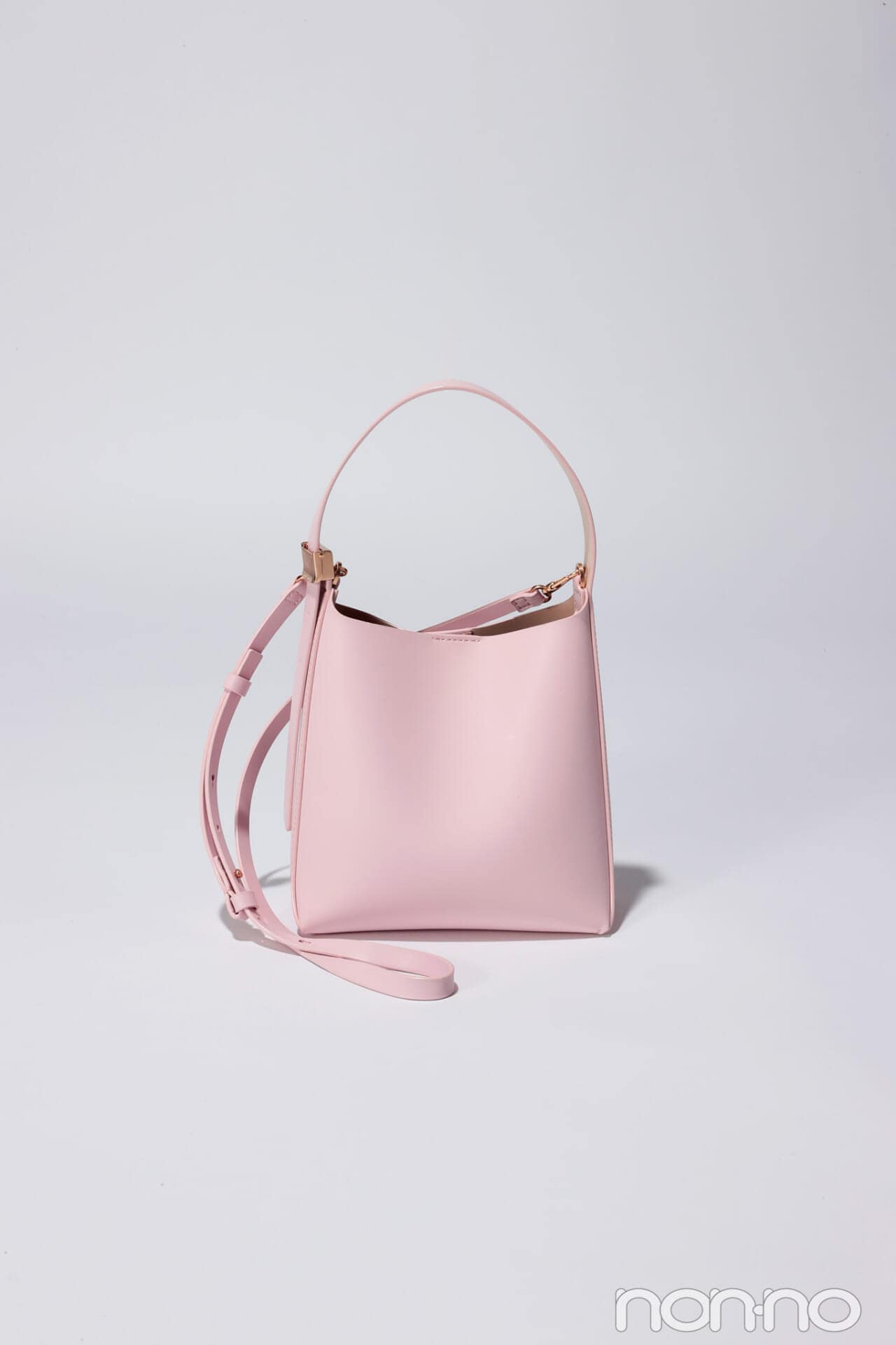 エドナ バケツバッグ　コットンキャンディーピンク