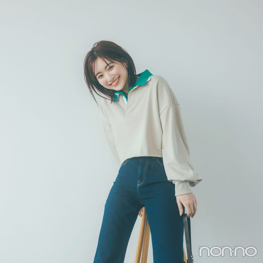 【non-no web】村上なずなが着こなす大学生の毎日コーデ_アイキャッチ画像