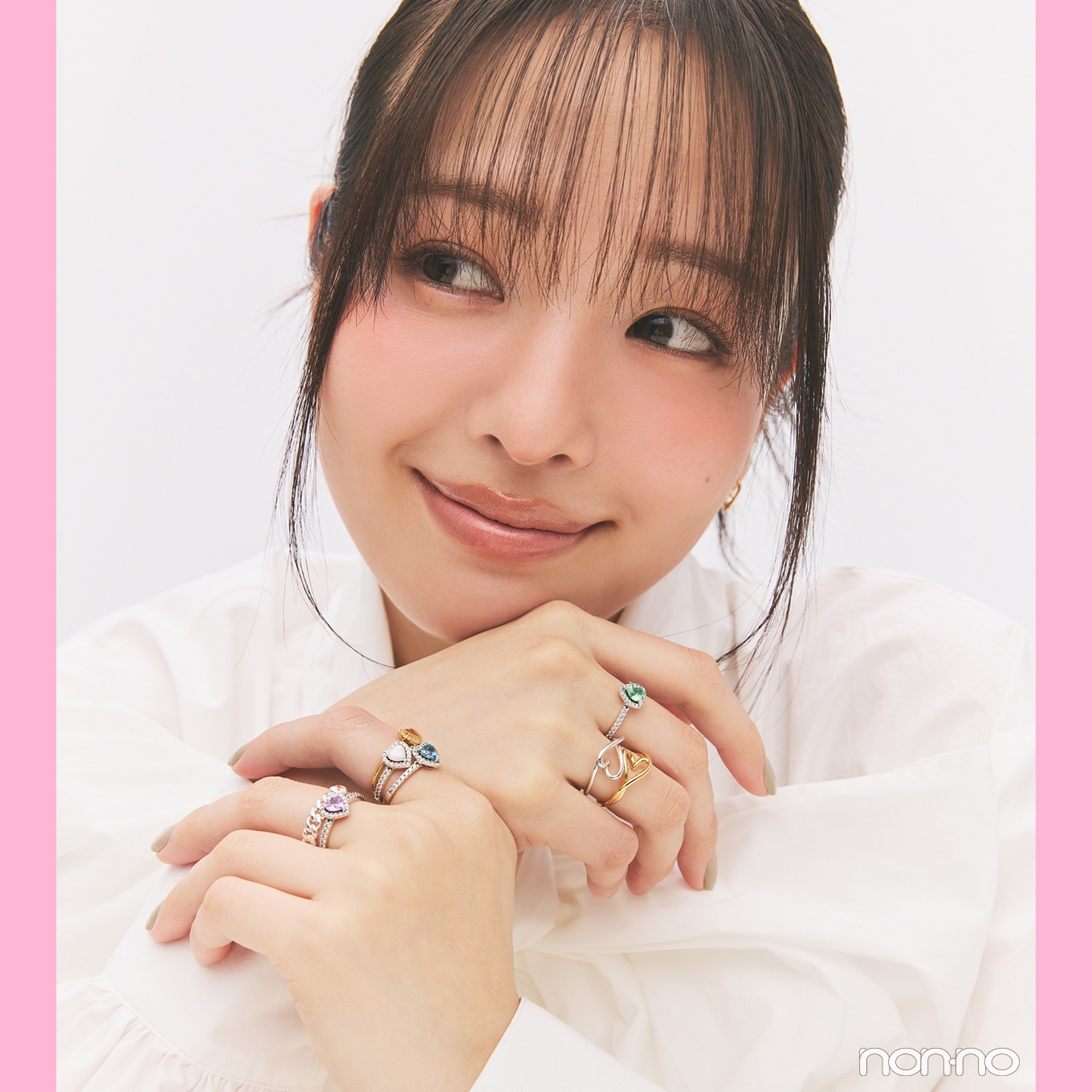 横田真悠　表情豊かなリングを自由にミックス