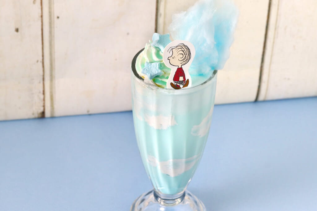 ライナスのブルーミルクセーキ ※メニューカード付￥1056