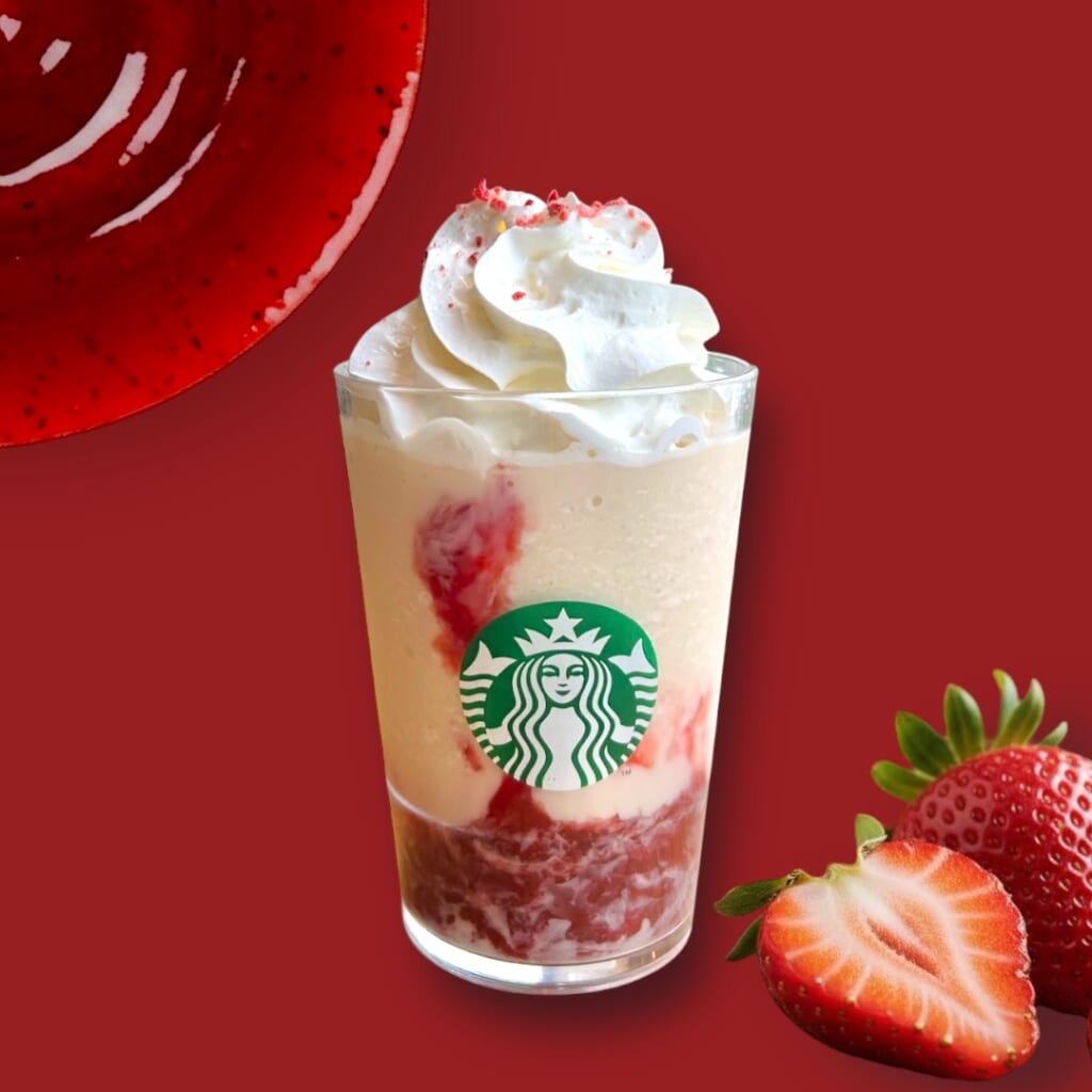 ストロベリー & ジョイフルメドレー ティー フラペチーノ