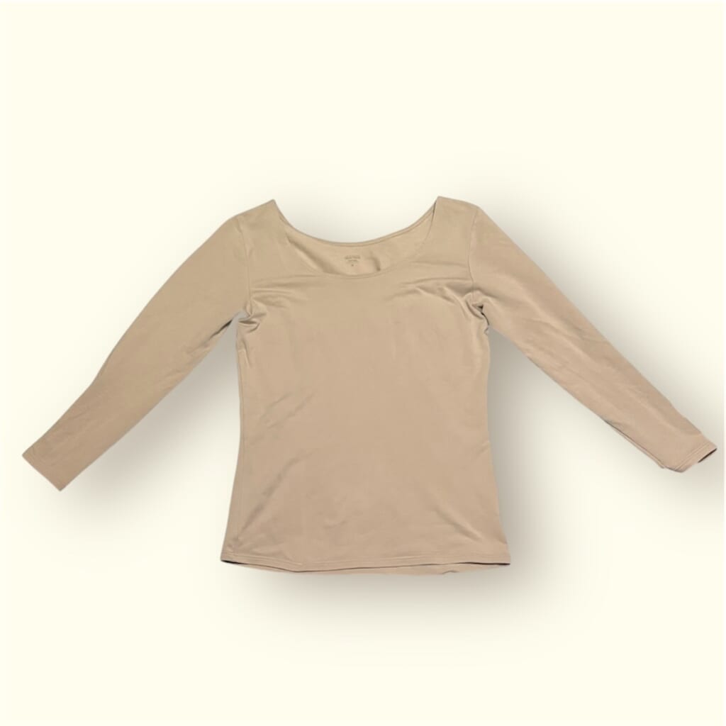 極暖ヒートテックコットンUネックT/8分袖