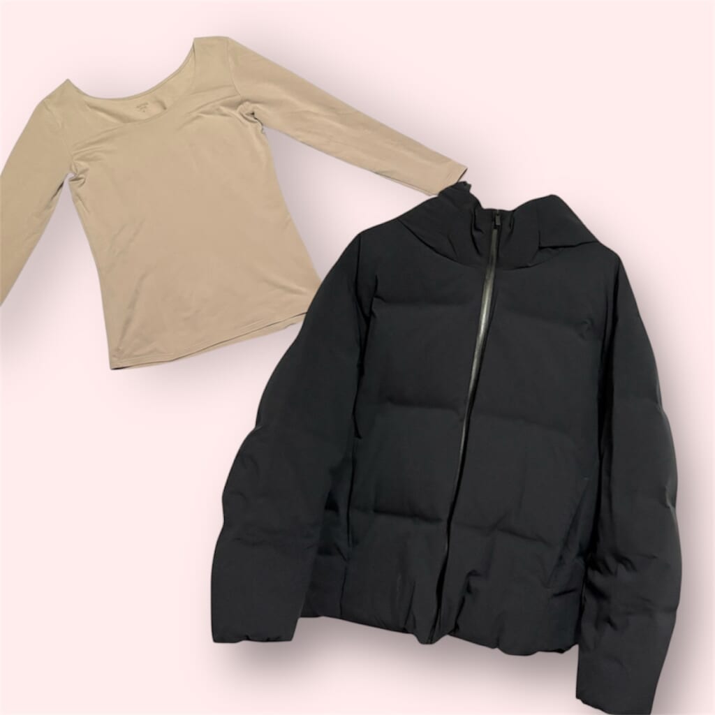 ユニクロ シームレスダウンパーカ
極暖ヒートテックコットンUネックT/8分袖