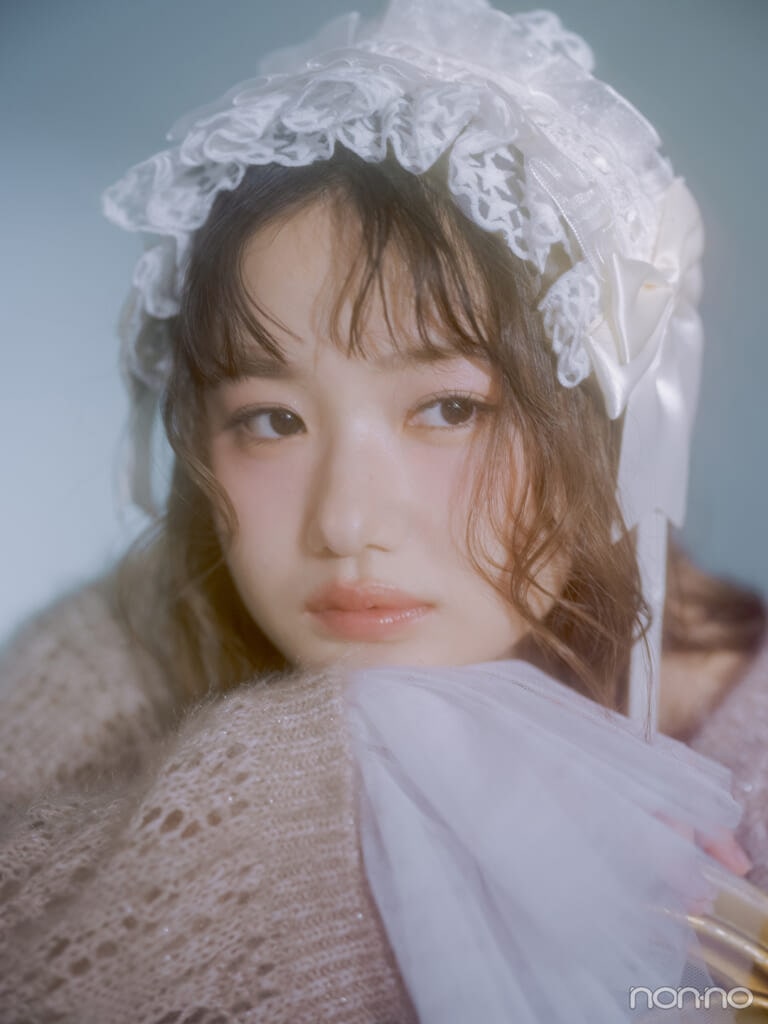 ヘッドドレスをつけたモーニング娘。’25横山玲奈さんのアップカット