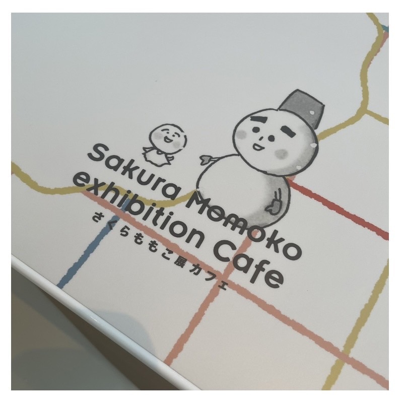 さくらももこ展カフェ テーブル イラスト