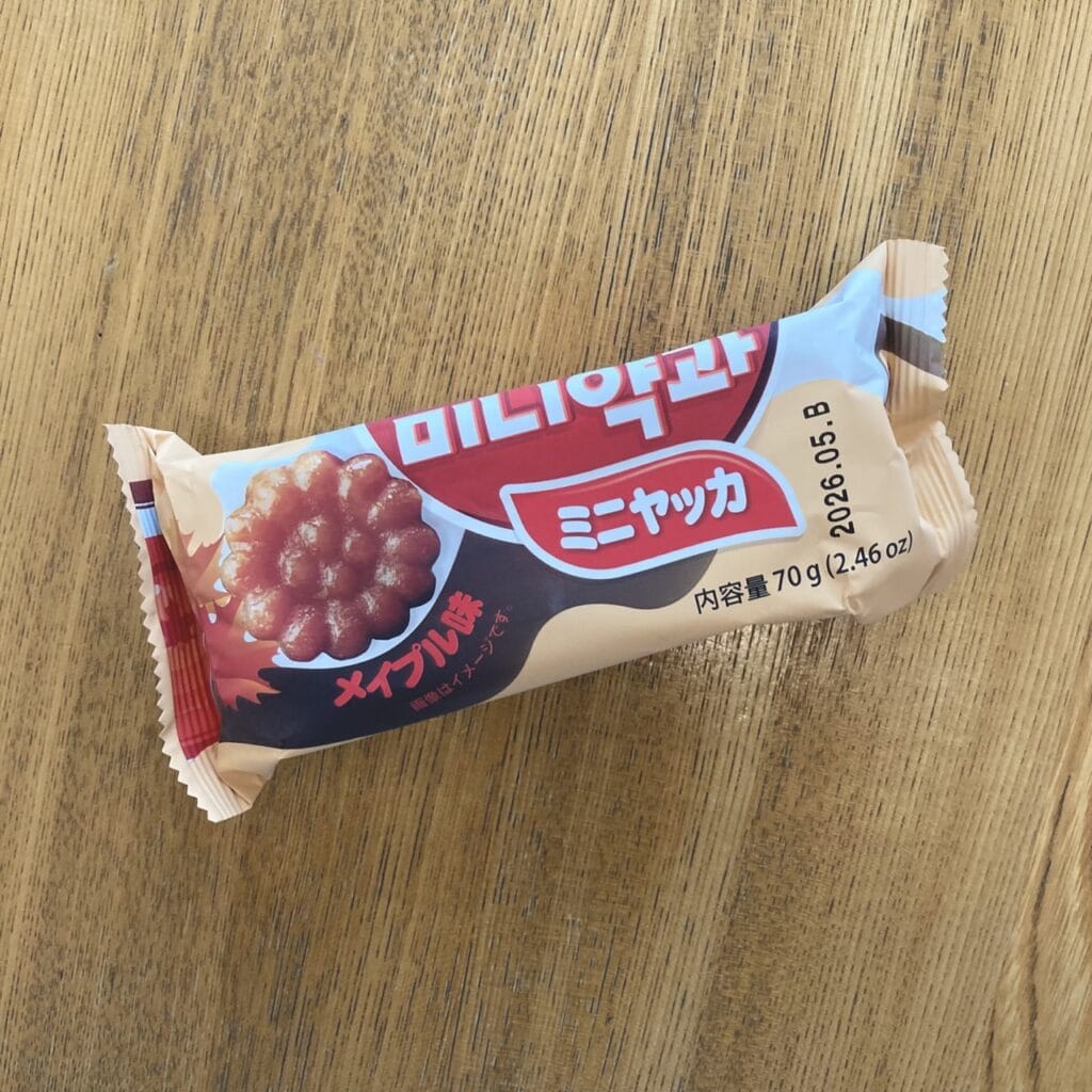 ミニヤッカ・メイプル味の画像です。
