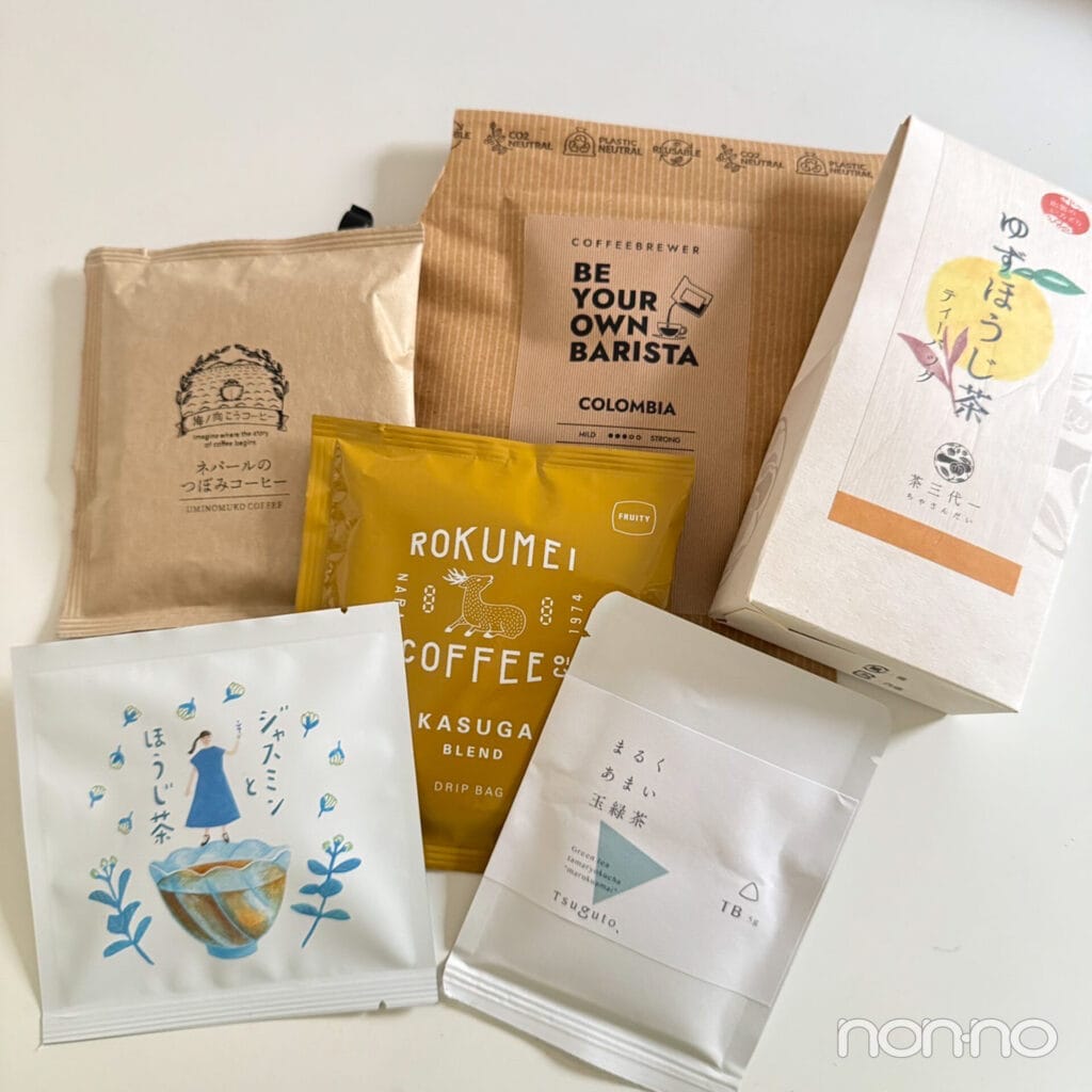 林芽亜里私物のティーバッグ6つ