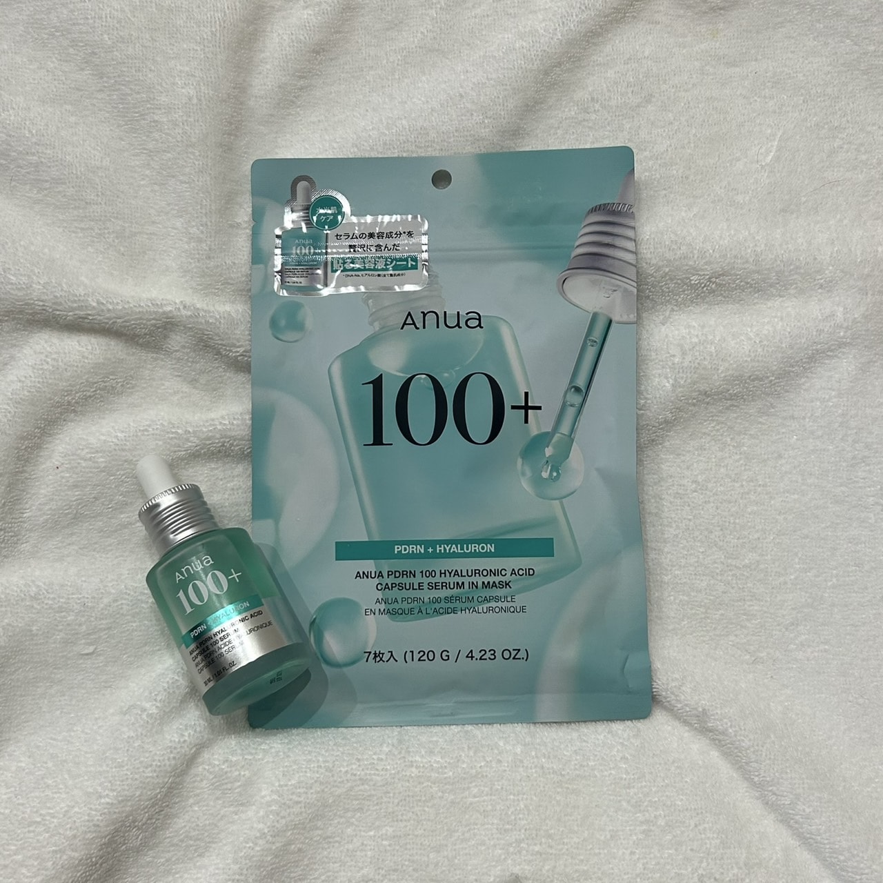 Anua(アヌア) PDRNヒアルロン酸カプセル100セラムシートマスク 置き画