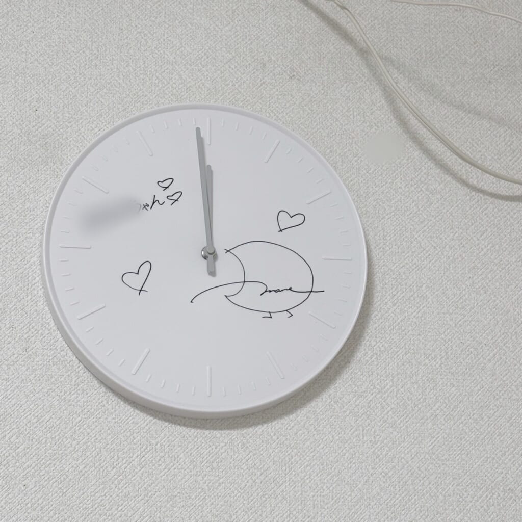 FRUITSZIPPER私物サイン会　時計