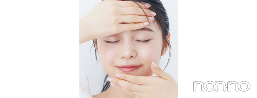 林芽亜里の夏の“インナードライ肌スキンケアプロセスカット2-4