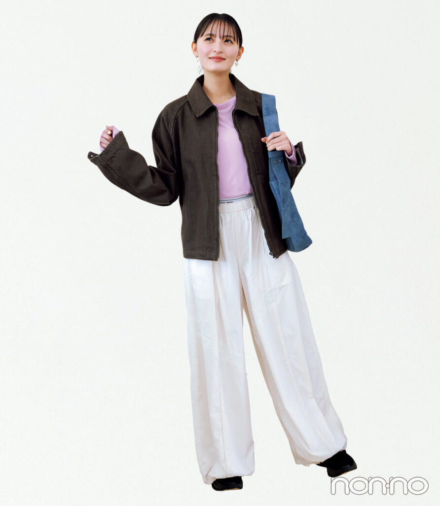 遠藤さくらの新学期ワードローブモデルカット9-2
