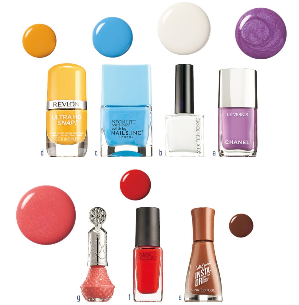 小宮山莉渚の莉渚のペディキュアアイテムカット2