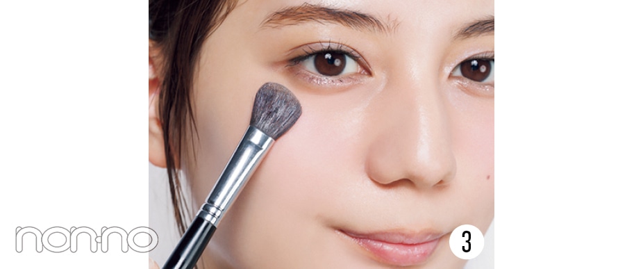 小坂菜緒の冬のゆきんこメイクプロセスカット3−5