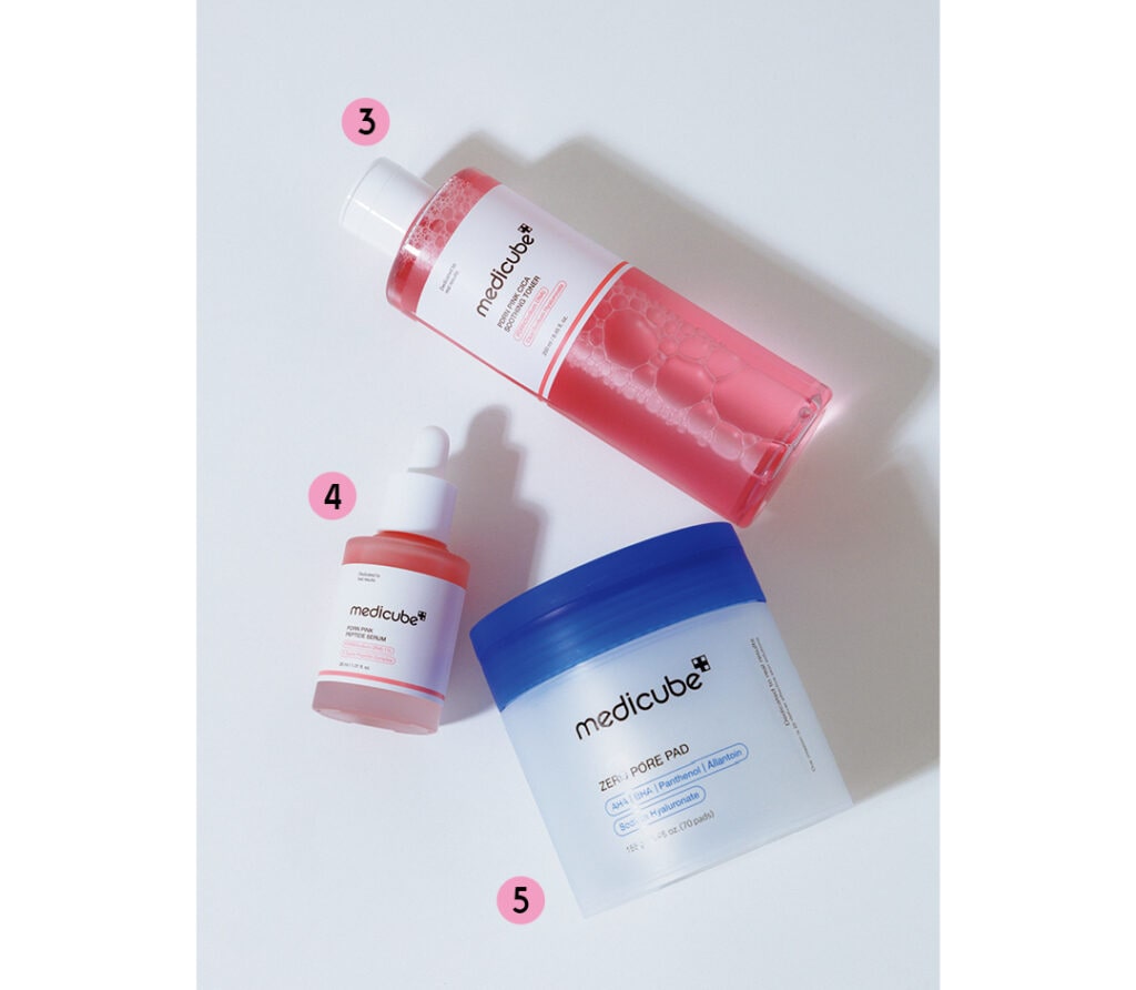 medicube
PDRN ピンクトナー＆同 ピンクアンプル&ゼロ毛穴パッド