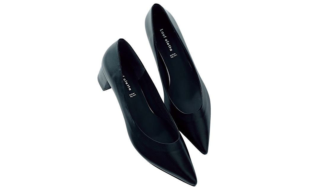 大学入学式におすすめの「ラフオレッタ」の黒パンプス