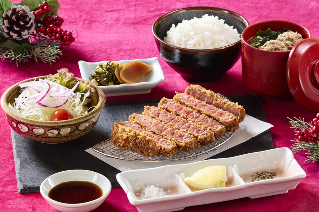 長崎県産　特選和牛かつ膳（数量限定）／￥3500