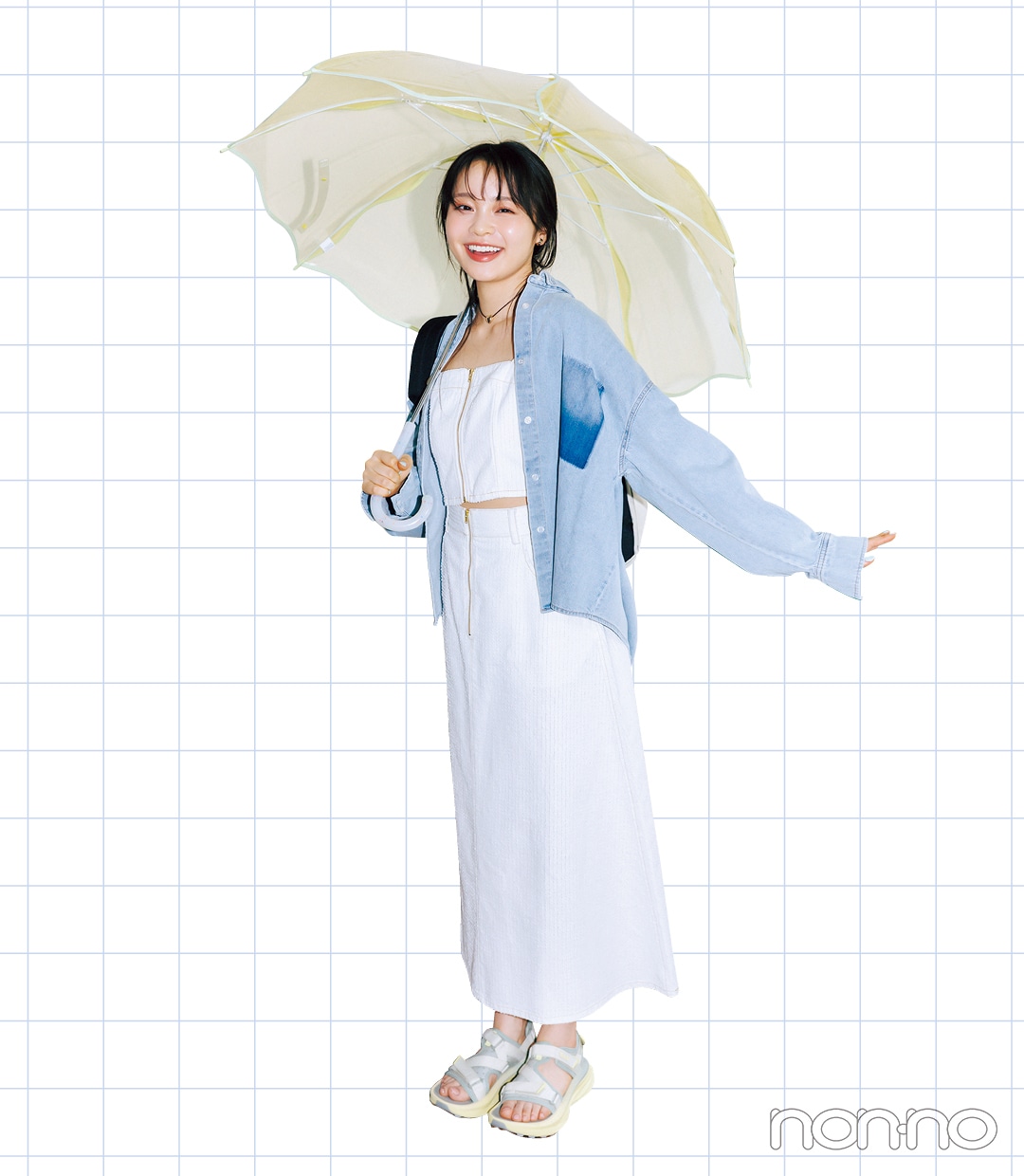 おしゃれな撥水加工機能服コーデ