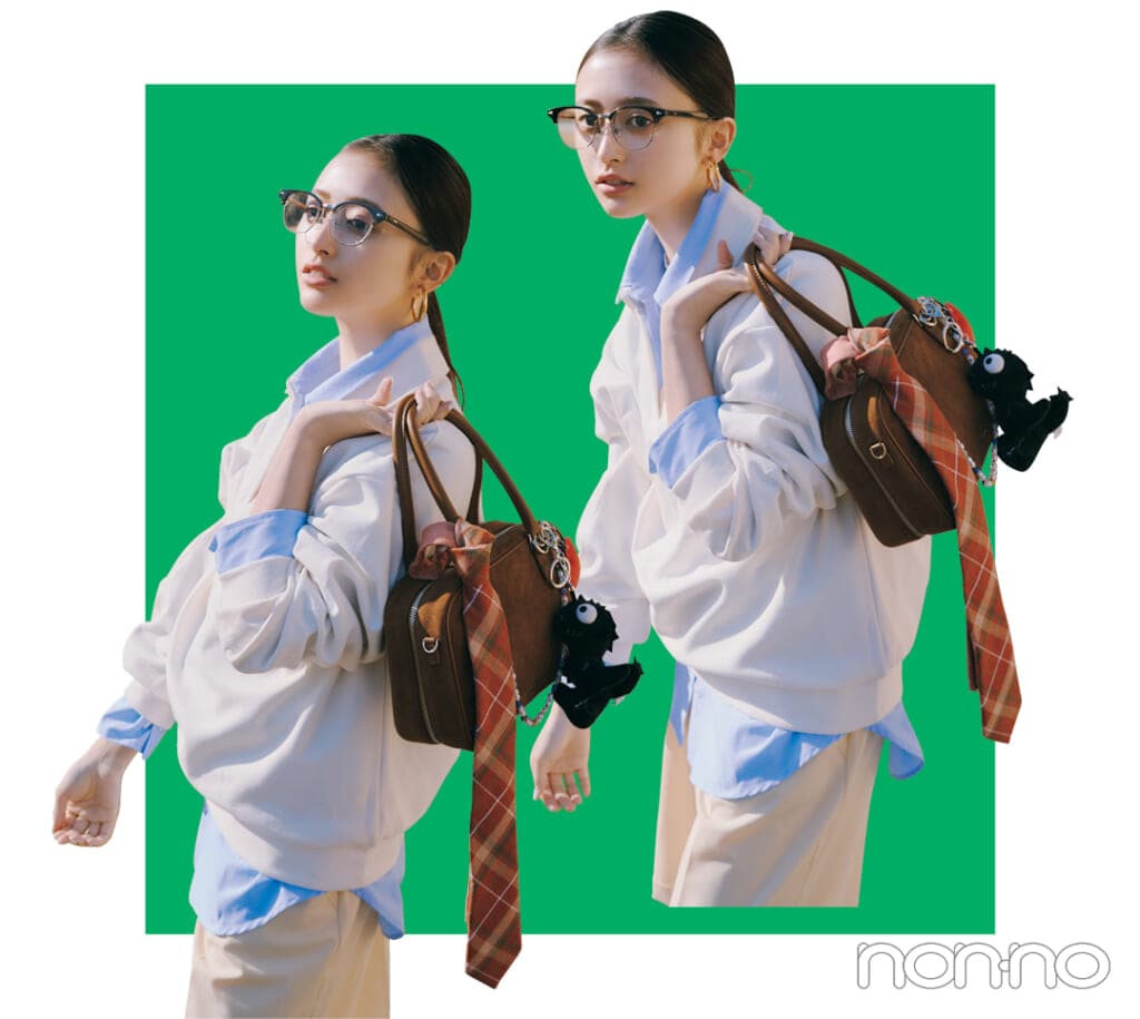 井上和のアクセサリーとしてのネクタイコーデ3-2