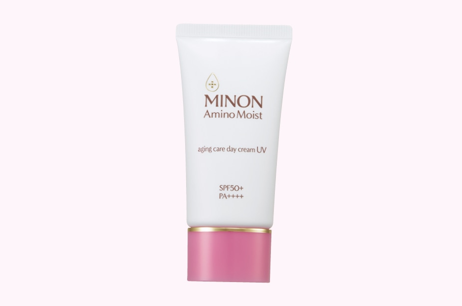 久間田琳加の愛用コスメ　ミノン アミノモイスト エイジングケア デイクリームUV