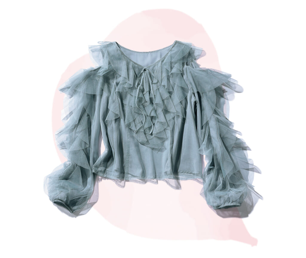 出口夏希デニム×花びらトップスアイテムカット1-3