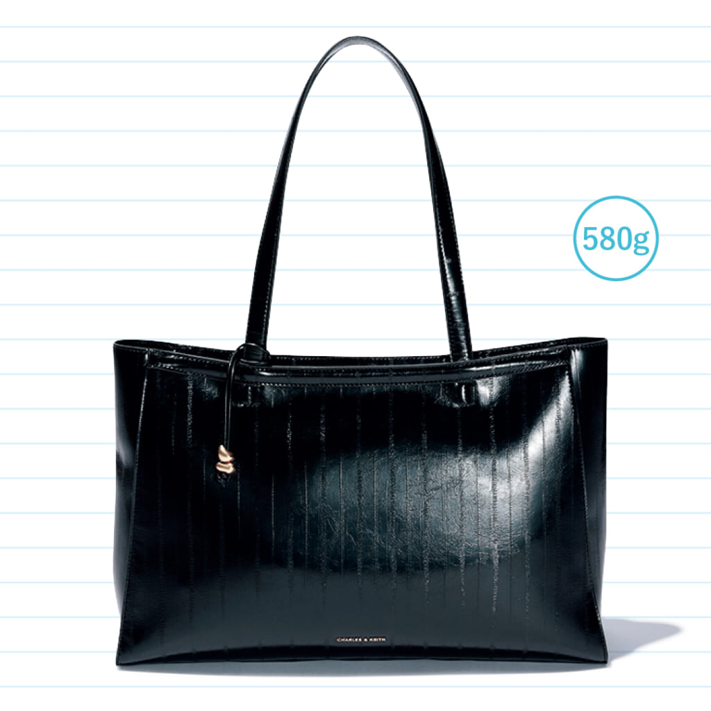 「CHARLES & KEITH」
パネルダブルハンドルトートバッグ580g