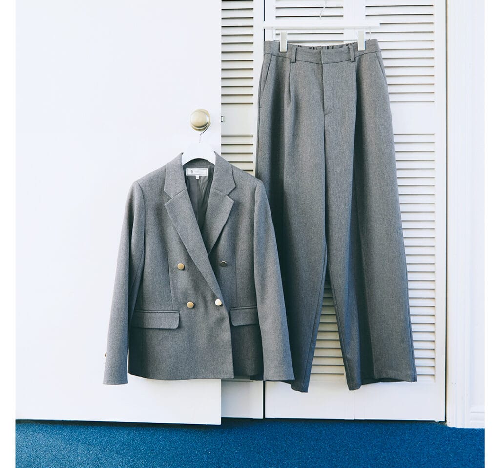 ROPE PICNIC ジャケット、パンツのセットアップ ROPÉ PICNICのオーバージャケット＆パンツのセットアップを7通り