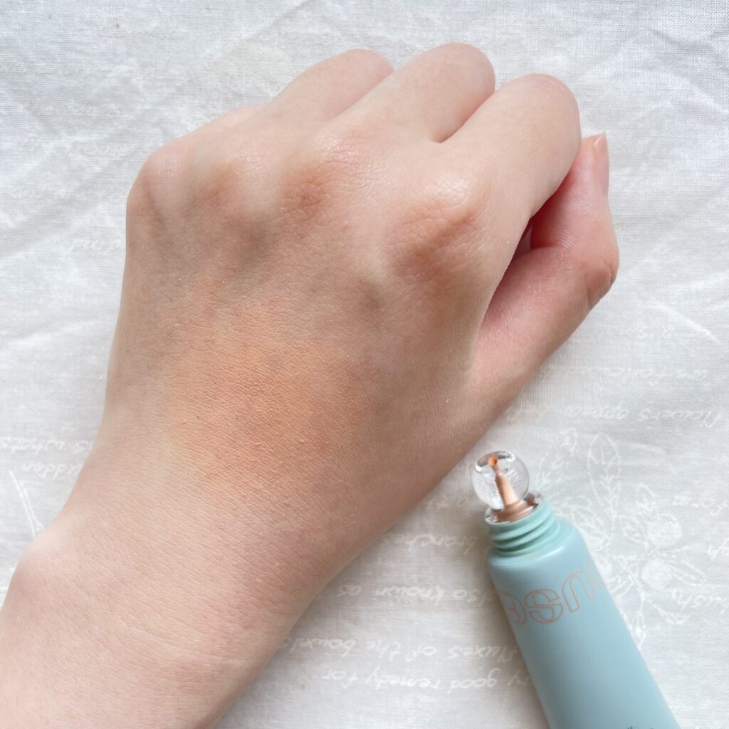 nuse（ヌーズ）　ムースケアチーク　使用画像②