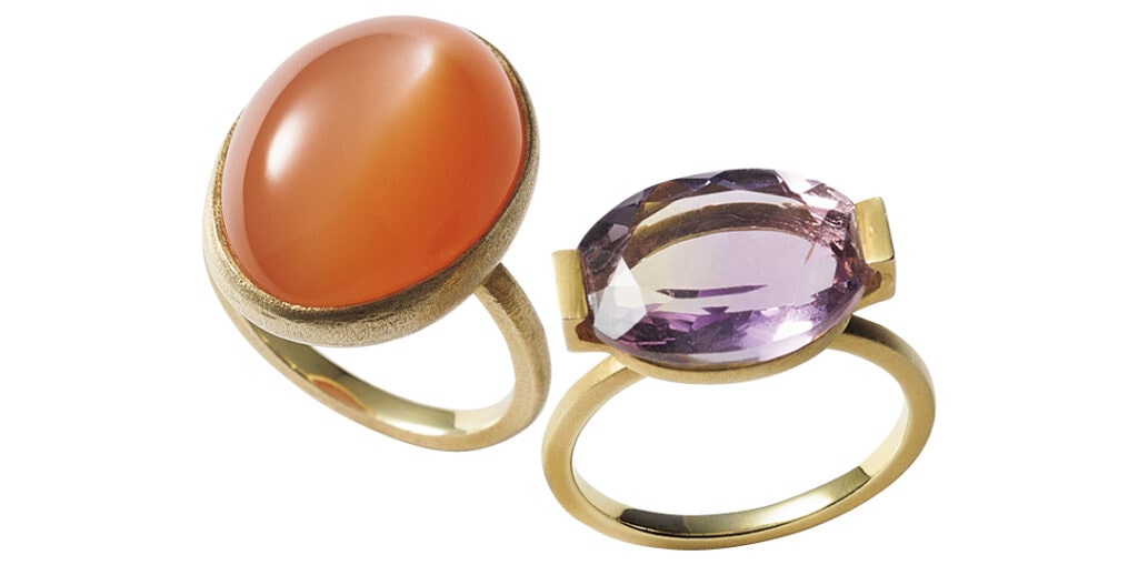 カラーストーンリング