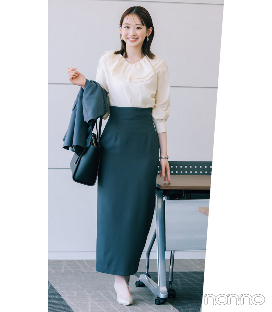 村上なずなの夏インターンの正解コーデモデルカット1-5