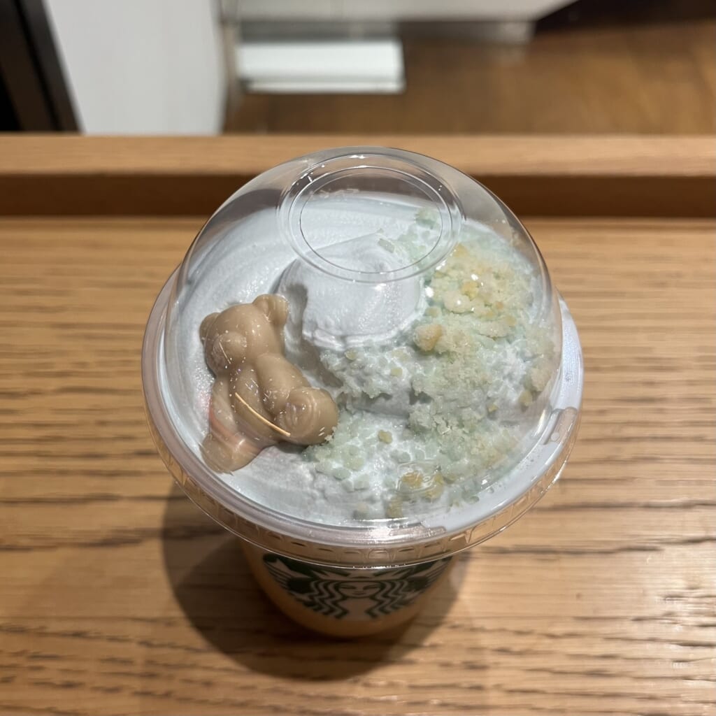 スターバックス ジェラートピケ コラボ ビバレッジ ピケ モコ ブーケ & ティーラテ 上から