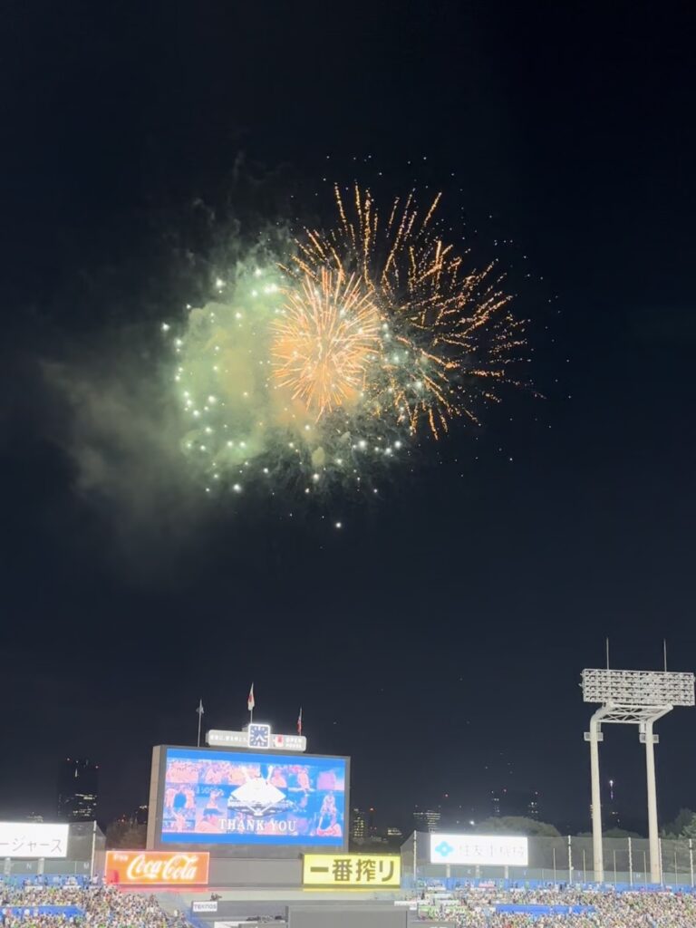 2024年10月2日の花火の画像