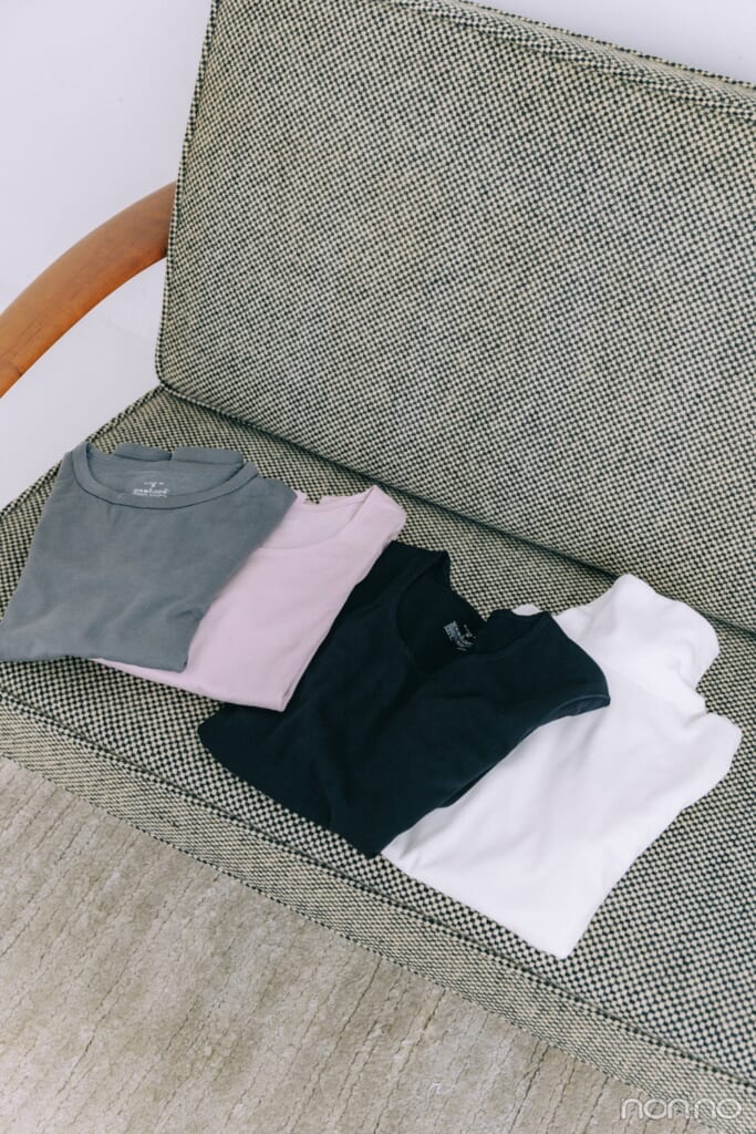 無印良品のあったか綿厚手長袖シャツのバリエーション