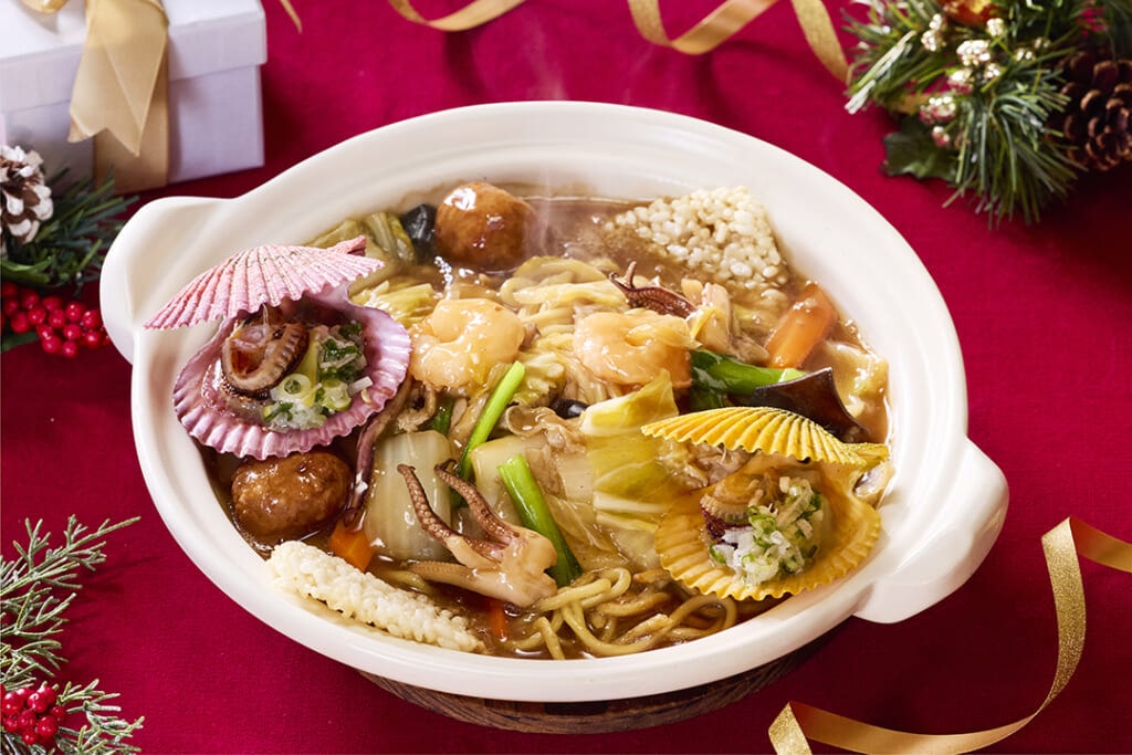 冬の海鮮あんかけちゃんぽん／￥1950