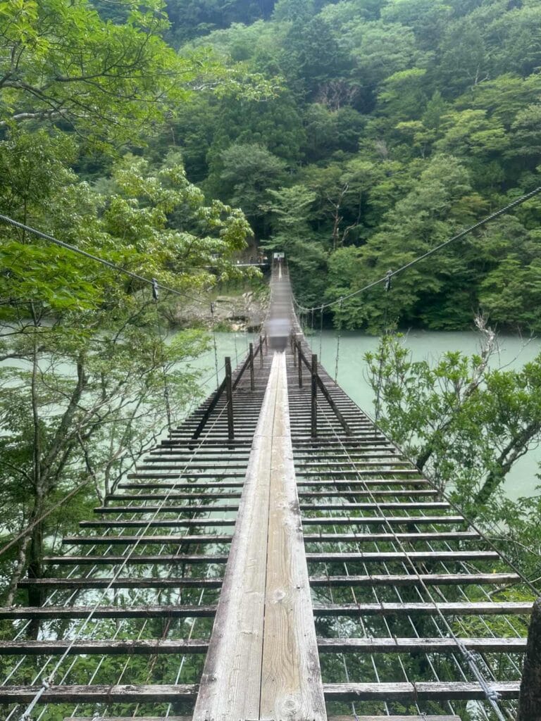 寸又峡　夢のつり橋