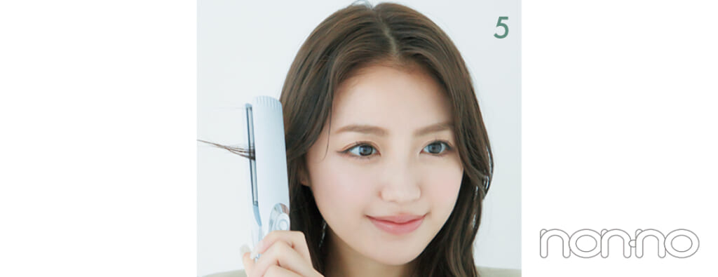 香音のストレートアイロンアレンジプロセスカット1-13