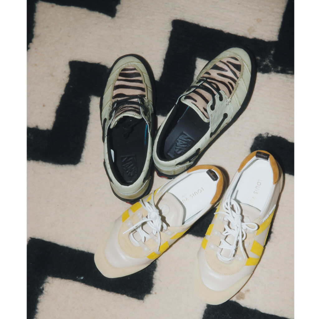 横田真悠の私物シューズ『VANS』 『LOUIS VUITTON』