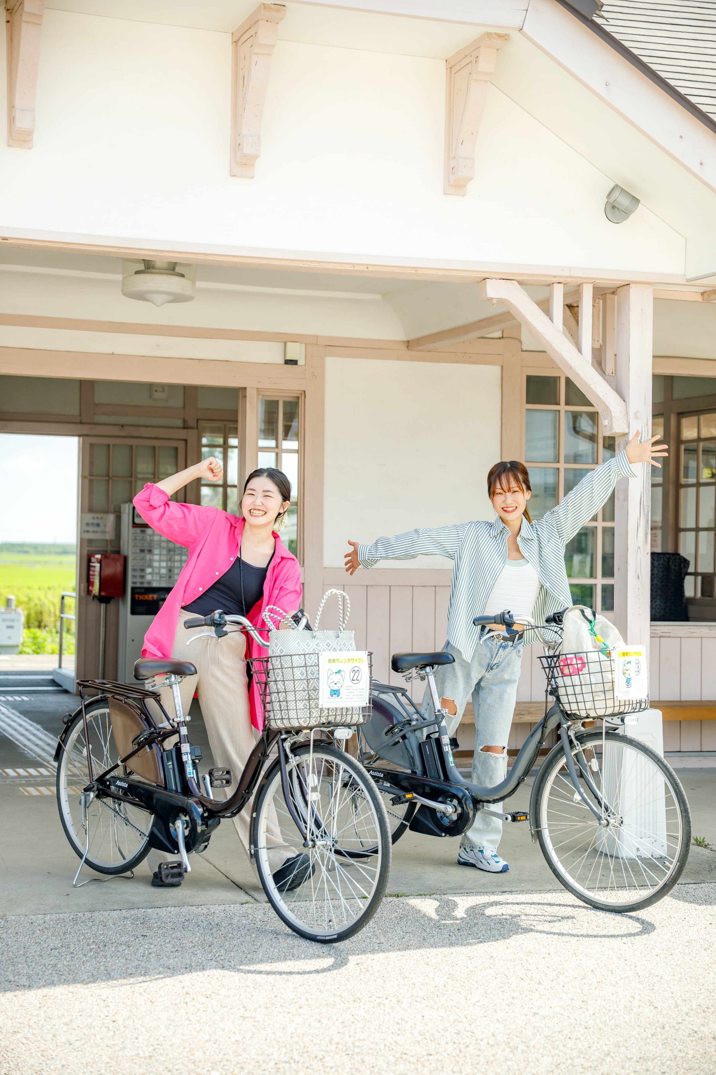肥前浜駅　レンタサイクル　鹿島市