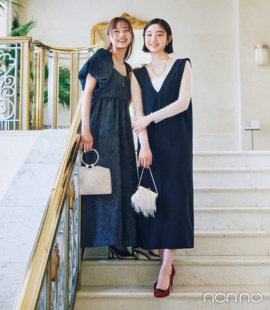 結婚式での黒コーデ