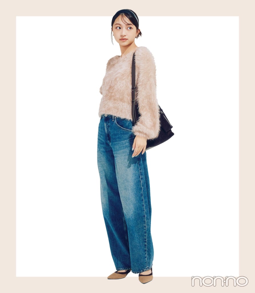 佐藤和奏のニット着やせモデルカット8