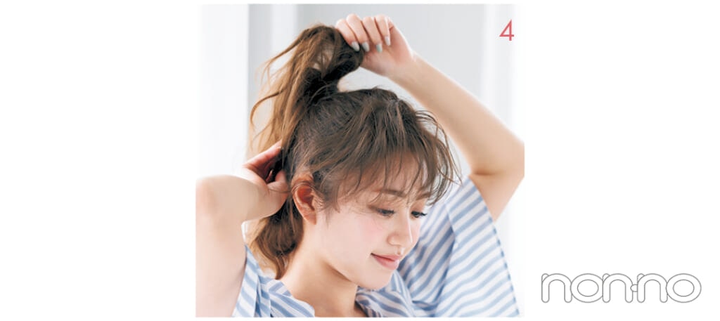 香音の衿の形×ヘアアレ相性マッチングプロセスカット3-5