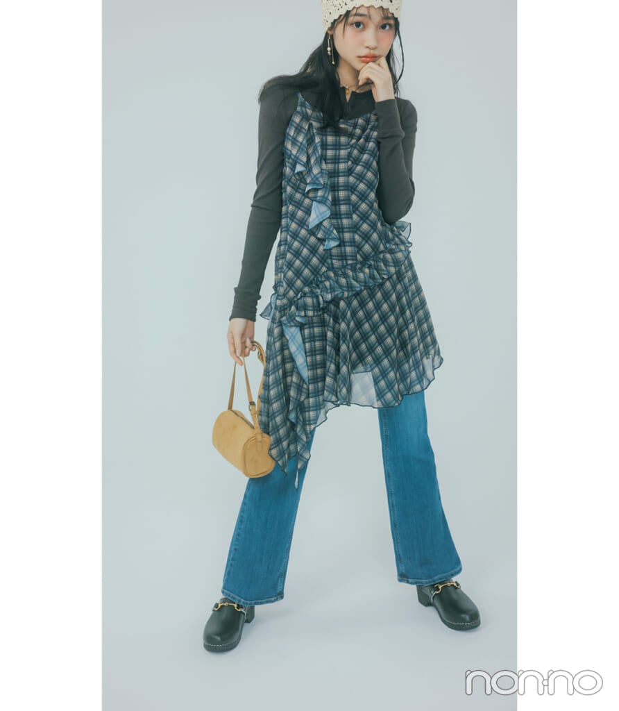 林芽亜里のデニムコーデをアプデモデルカット4-2