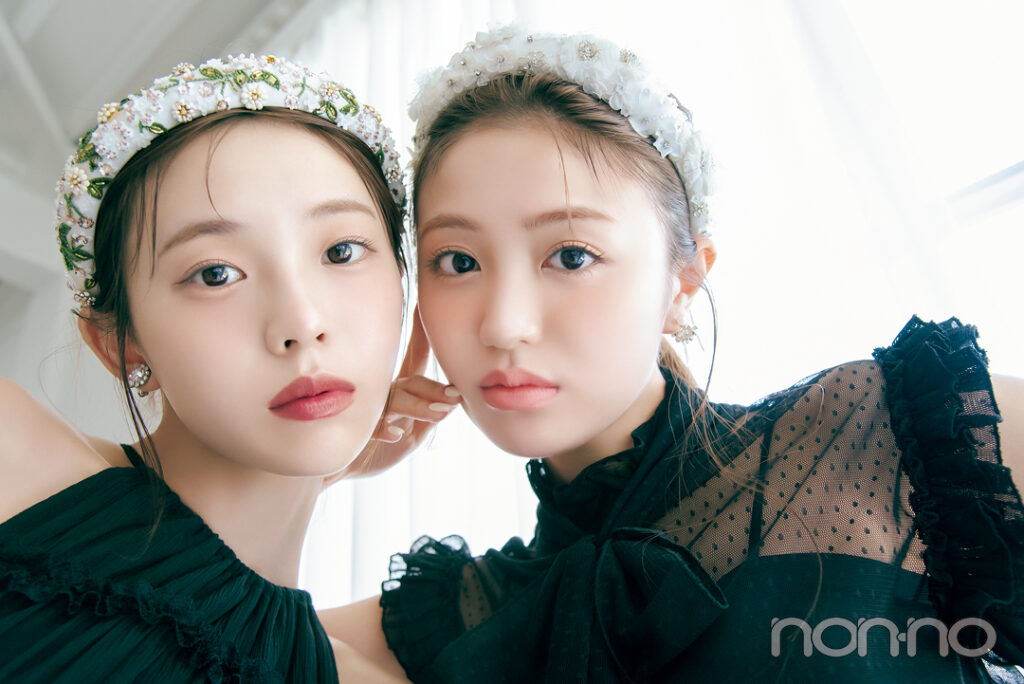 香音と菊地姫奈のパーソナルカラー別ブラウン＆ベージュリップ