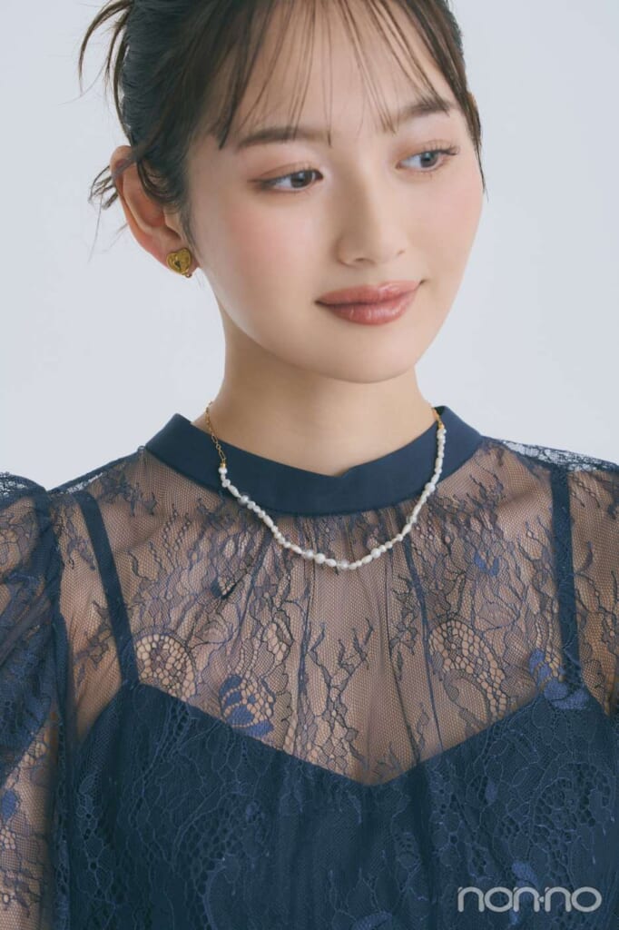 ひとくせあるパールネックレス