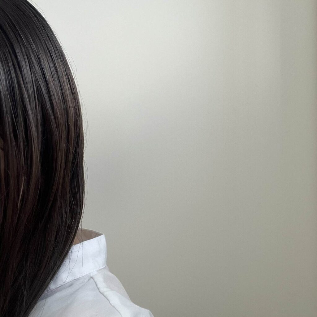 髪のまとまり感