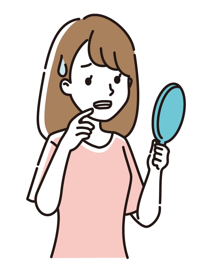 ピクシカ　歯のチェック　イラスト