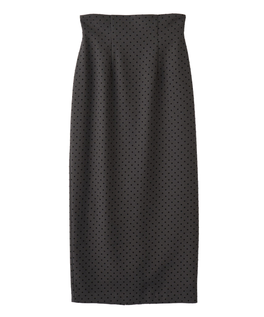 リリアン カラットのドットのタイトスカート