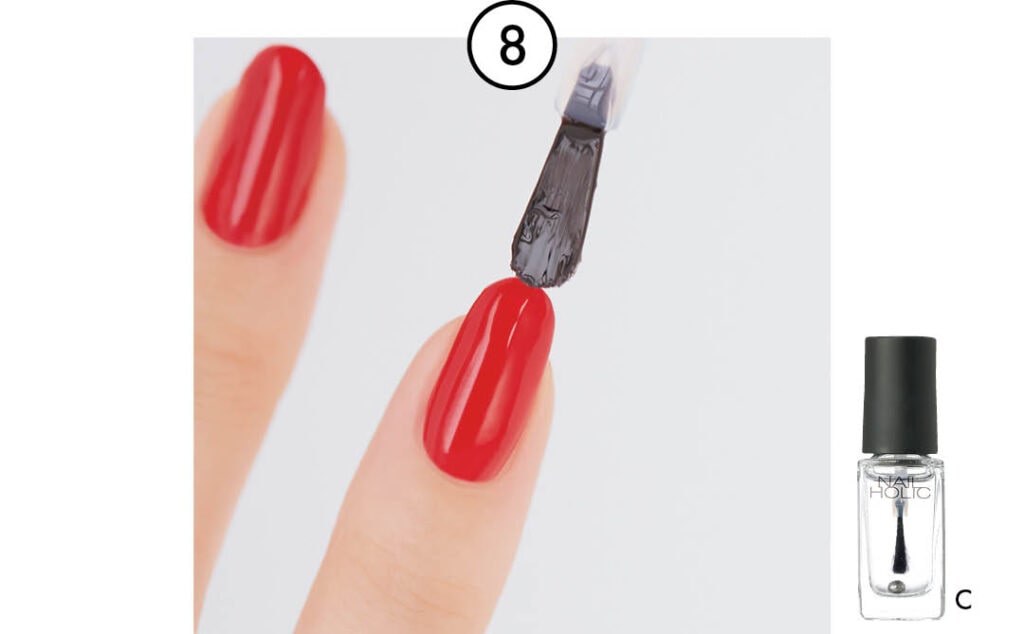 加藤栞のもちがよくなるセルフネイルの基本プロセスカット10