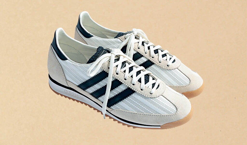 アディダスの薄底スニーカー