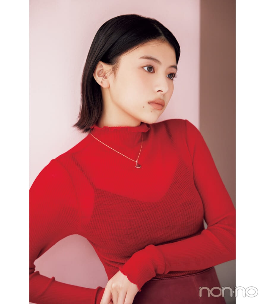 BVLGARI ディーヴァ ドリームをつけた出口夏希