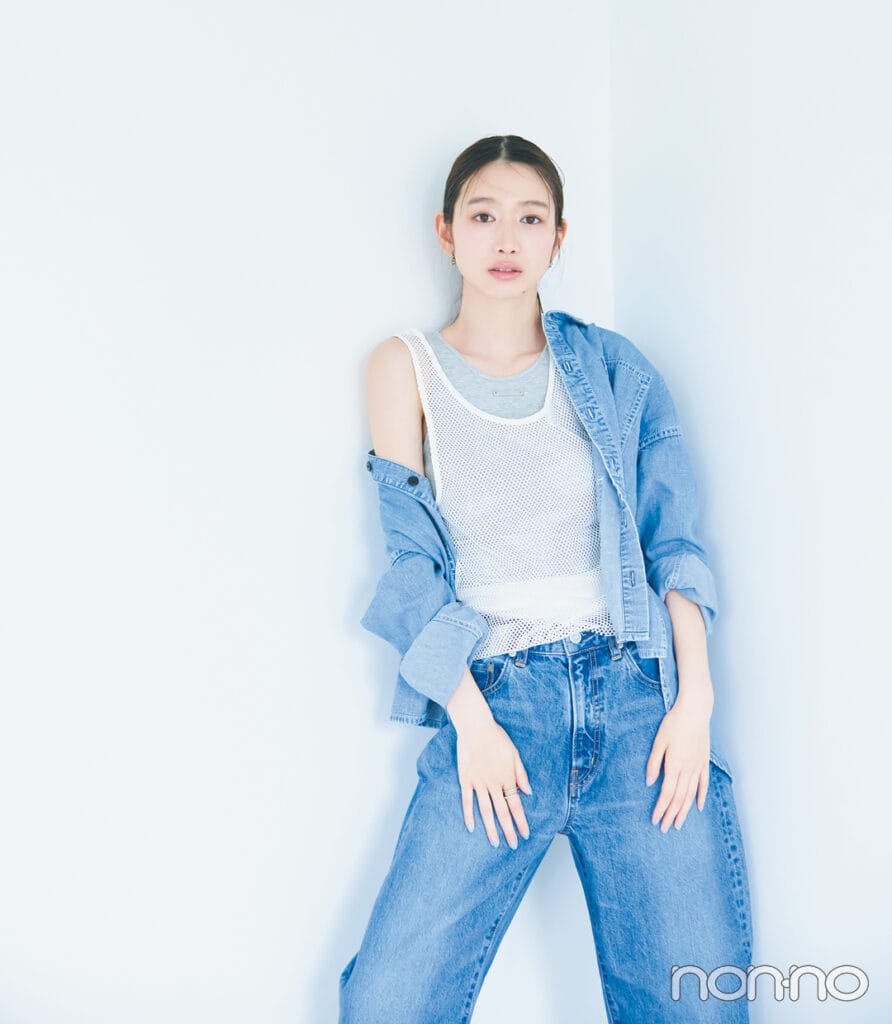 岡本夏美の接近戦メイク2